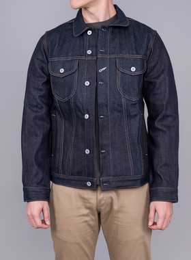 美国制造 RGT TYPE III 原色 赤耳 16.75oz 重磅 牛仔夹克