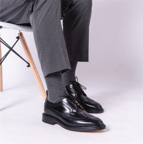 英国制造sanders牛皮英伦皮鞋