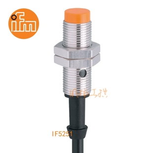 易福门接近传感器IF5251；4 mm 非齐平安装;1400 Hz;常开;DC; NPN