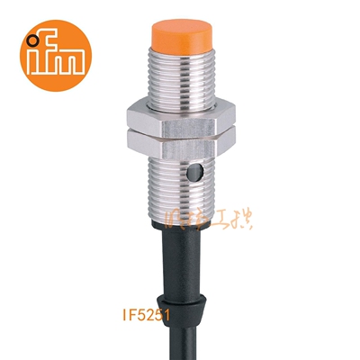 易福门接近传感器IF5251；4 mm 非齐平安装;1400 Hz;常开;DC; NPN