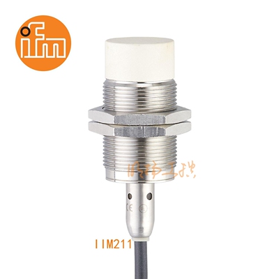 易福门接近传感器IIM211；22 mm 非齐平安装;100 Hz;常开;DC; PNP