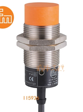 易福门传感器II5936；15 mm 非齐平安装;250 Hz;NC+NO;DC; PNP