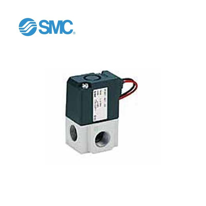 SMC VT307 VT307V-5D1-01-F系列 3通电磁阀 直动式座阀 弹性密封