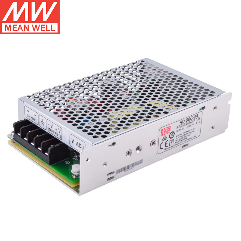 明纬（MEANWELL）SD-50C-24 DC转DC变压器电源驱动 明纬电源 2.1A