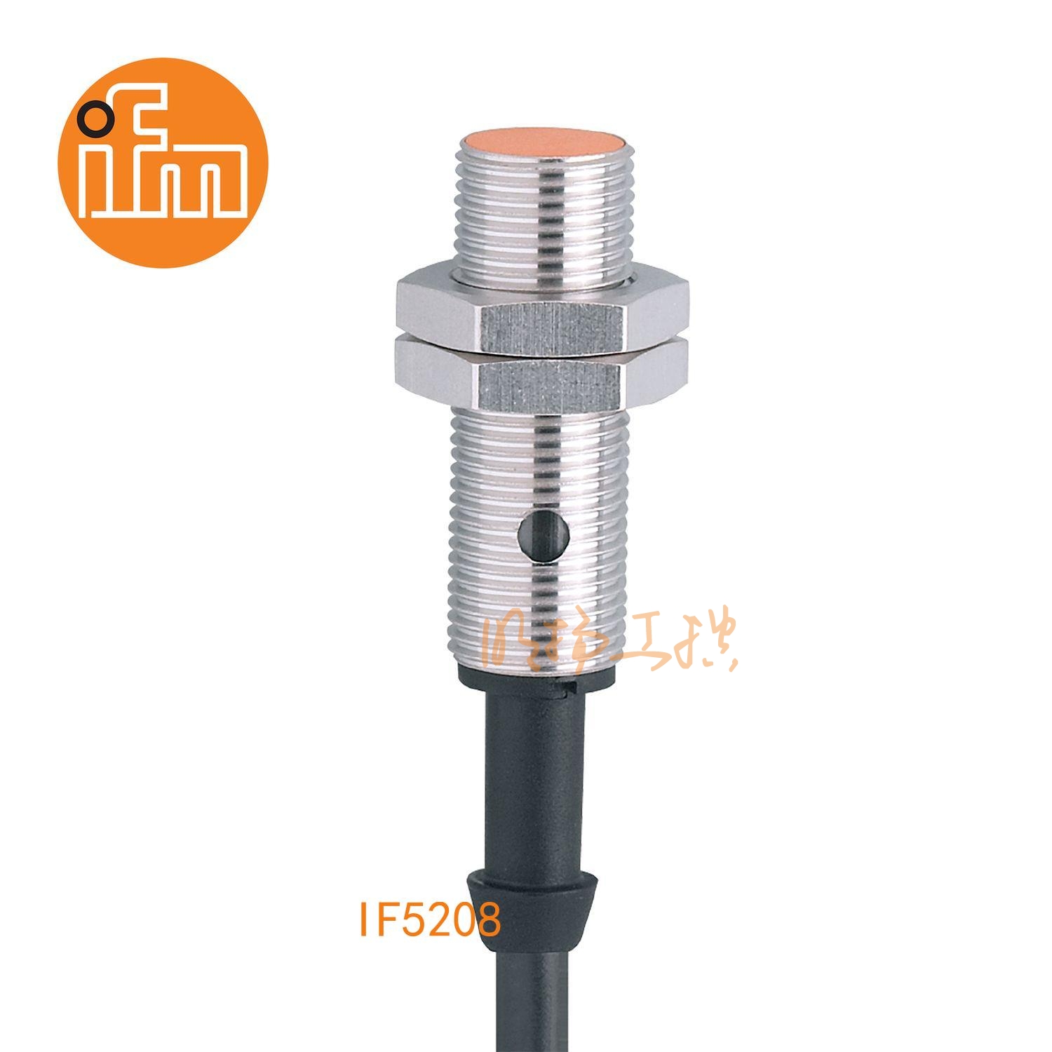 易福门接近传感器IF5208；2 mm 齐平安装;1500 Hz;常开;DC; PNP