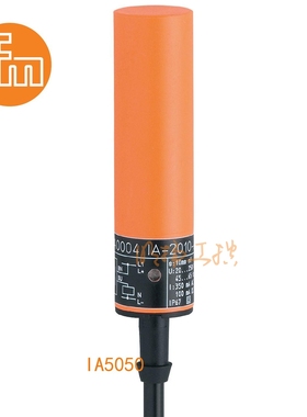 易福门接近传感器IA5050；10 mm 非齐平安装;300 Hz;常闭;DC; PNP