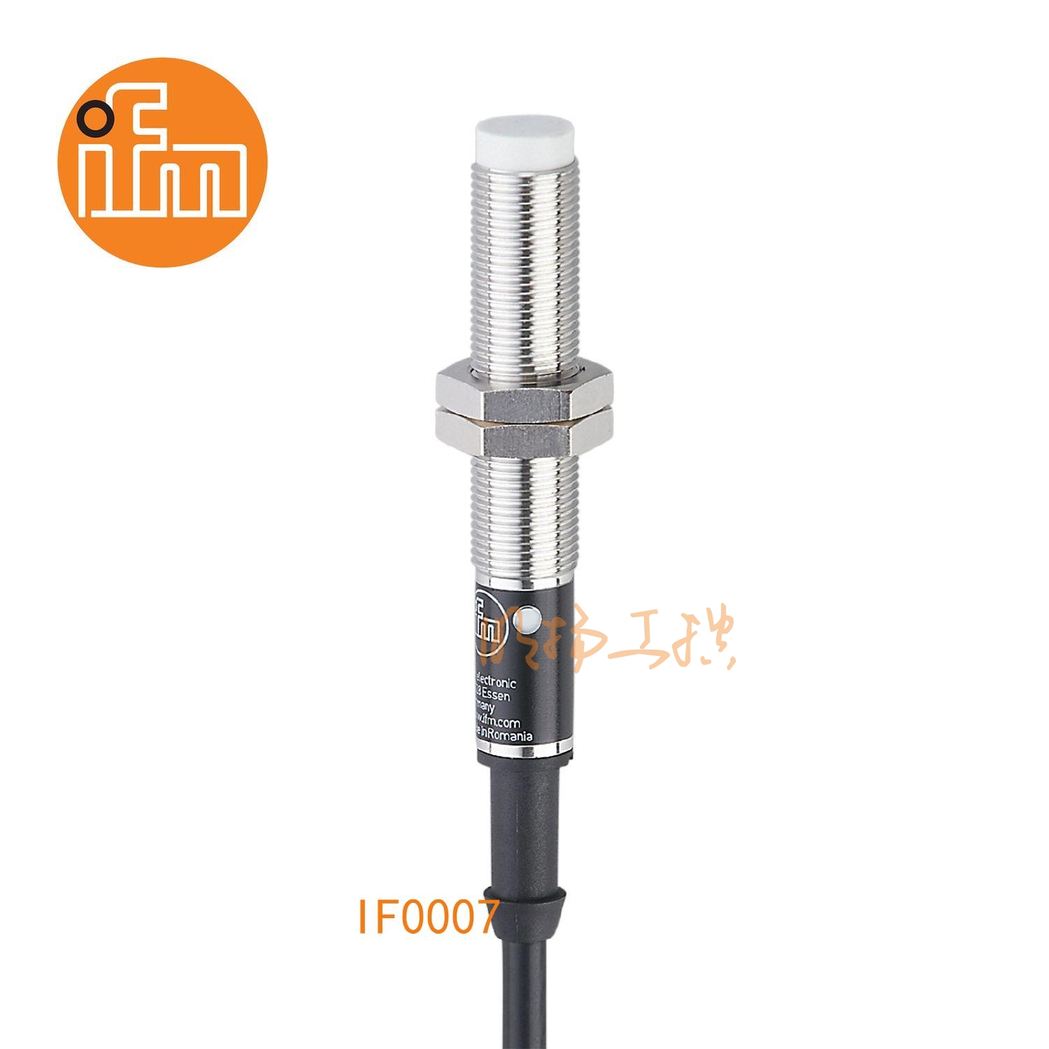 易福门接近传感器IF0007；4 mm 非齐平安装;25 Hz;常开;AC