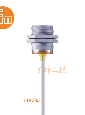 易福门传感器IIR205；12 mm 齐平安装;25 Hz;常开;DC; PNP/NPN