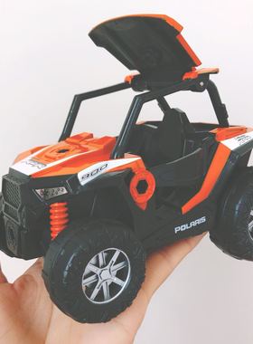 北极星全地形越野车模出口欧美TOMY POLRRIS RZR顺滑好推结实耐摔
