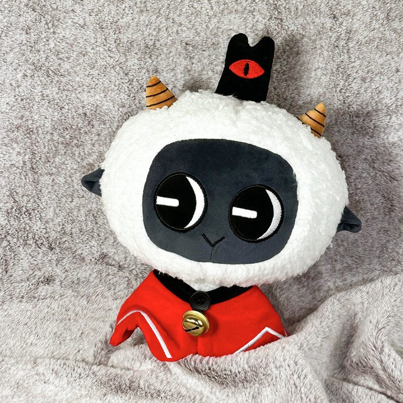 咩咩启示录同款cult of the lamb羔羊传说小公仔睡觉抱枕毛绒玩具