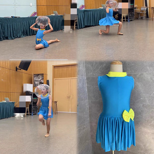 少儿独舞《摘星星的人》表演服装儿童学生舞蹈服儿时舞台演出服装