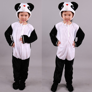 儿童幼儿大熊猫舞蹈卡通动物造型舞台表演服装熊猫讲故事演出服装