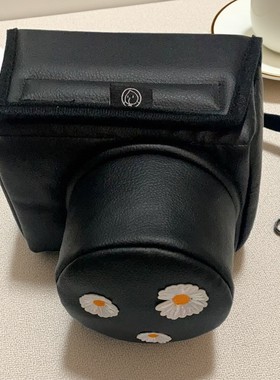 黑皮革适用XT50A6400防震ZEV10加厚A7M2定制xm5数码包R50相机套z5