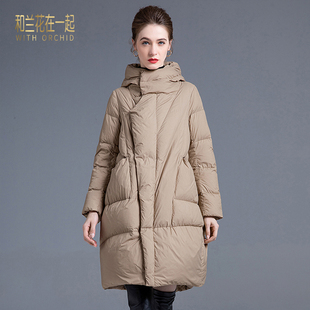大牌高端加厚羽绒服女东北超厚时尚女士中长款宽松廓型冬天大码