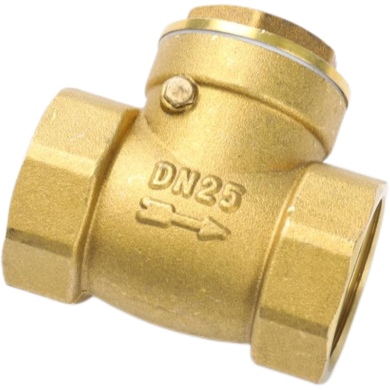 马桶水箱管道内外丝旋启式黄铜止回阀单流阀逆止阀单向立卧式两用