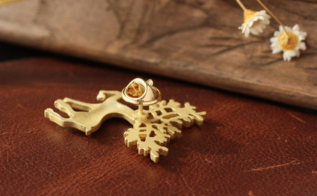 Broche en Alliage argent plaqué or - Ref 1173434 Image 4