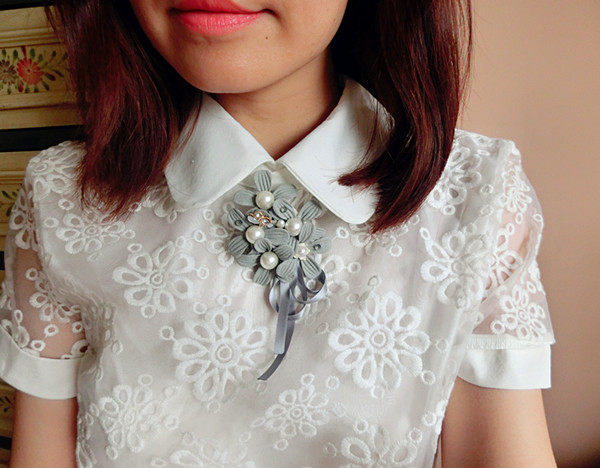 Broche femme en Matériau mixte - Ref 1184171 Image 4