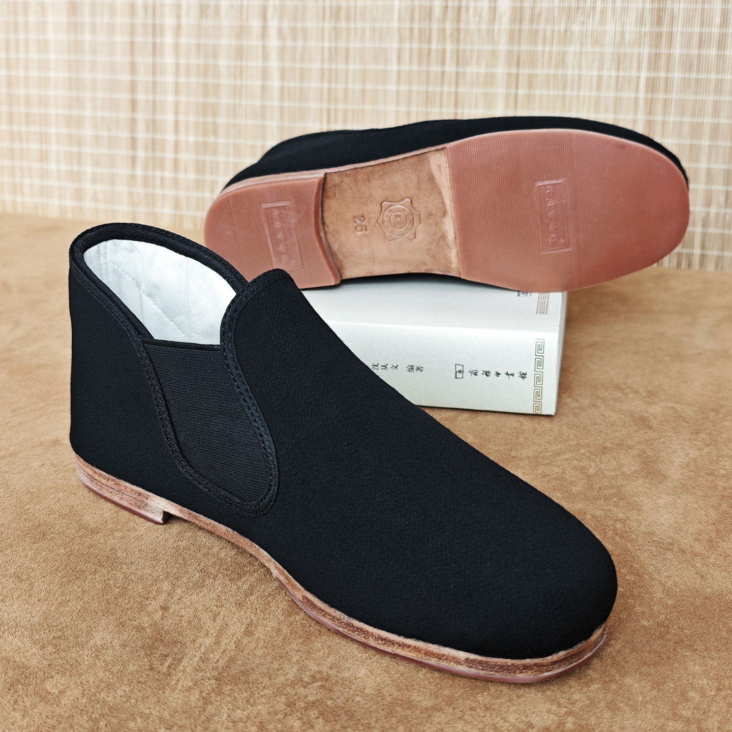 御圣祥老北京布鞋男冬季纯羊毛毡保暖松紧口高帮北毛礼服呢千层底,流行男鞋,高帮鞋,淘宝优惠券,粉丝福利购,淘宝优惠卷