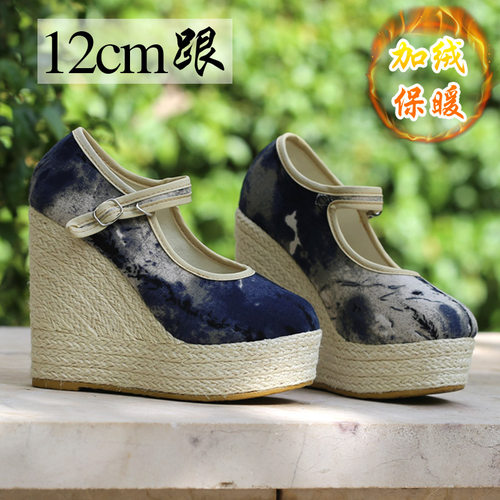 古装高跟民族风汉服鞋