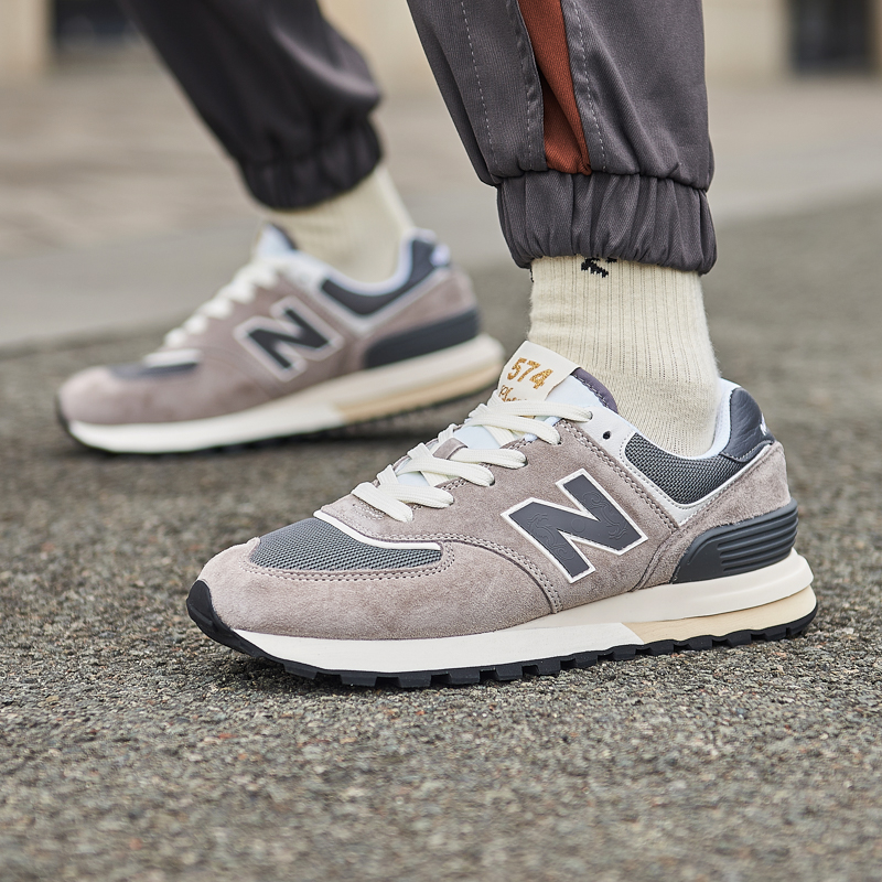 NB男女情侣鞋经典复古透气网面鞋