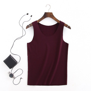 男士保暖背心 发热德绒秋冬加厚无痕打底 无袖坎肩上衣贴身内搭