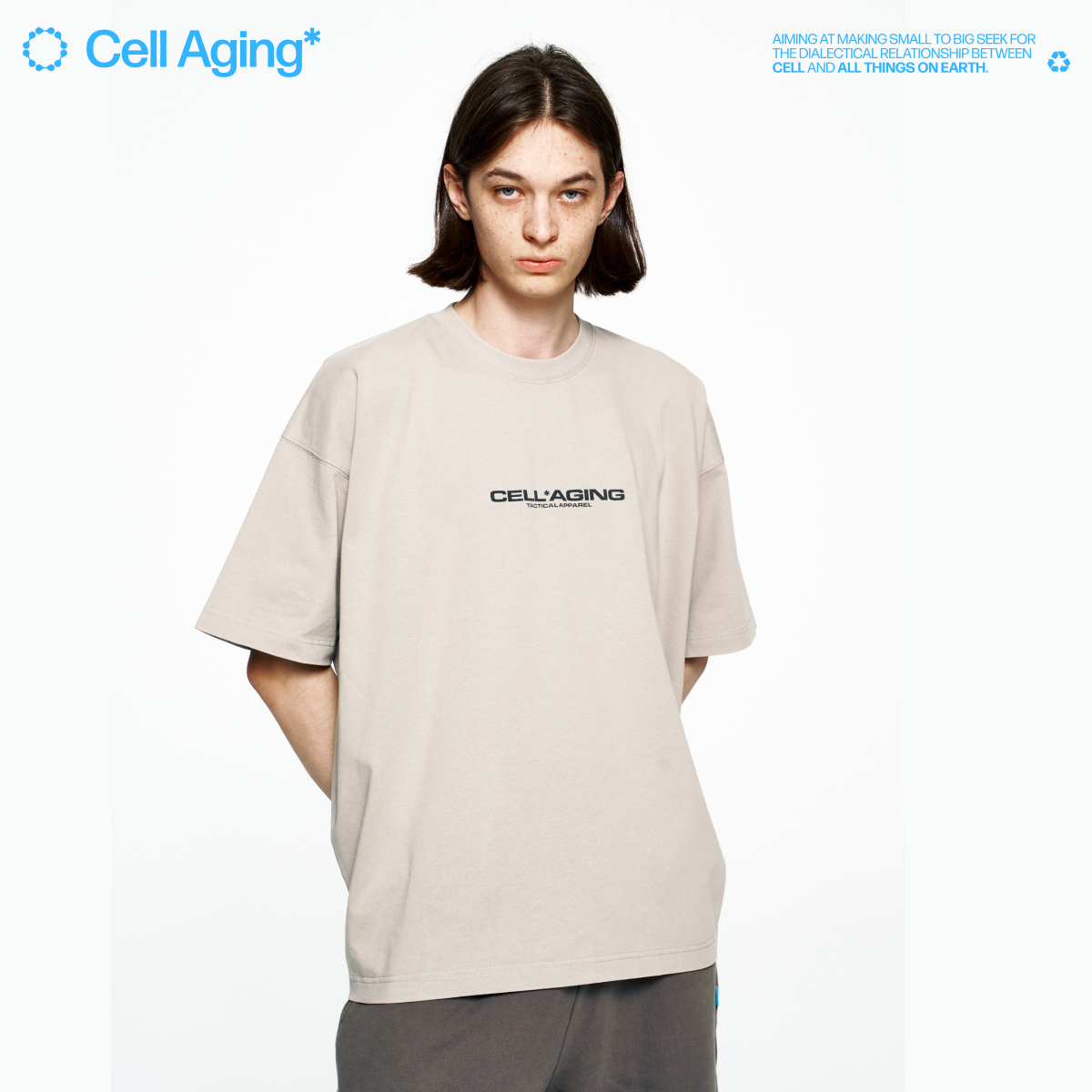 Cell Aging圆领宽松休闲机甲印花T-shirt短袖-封面