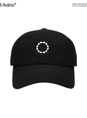 CELL AGING 经典刺绣logo尼龙轻便户外防晒运动可调节休闲弯檐帽