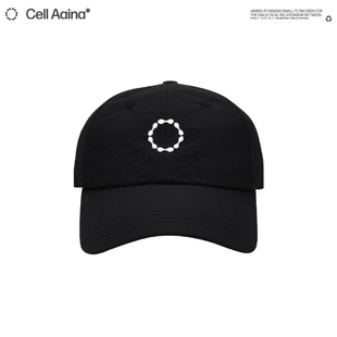 刺绣logo尼龙轻便户外防晒运动可调节休闲弯檐帽 经典 CELL AGING