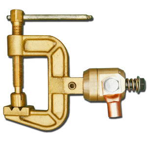 C型全铜旋转接地夹埋弧焊地线钳