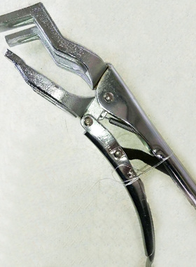 管子对口钳焊接时用夹持两段管子平板管焊钳焊接大力钳管焊对接钳