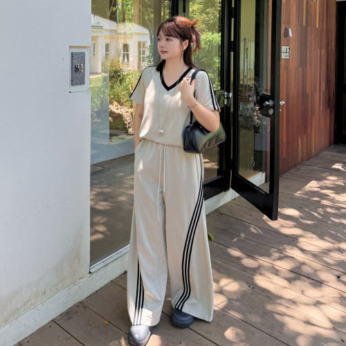 胖mm大码女装休闲运动套装