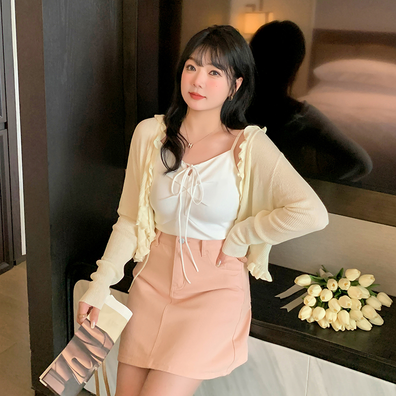 大码女装百搭设计感小吊带背心