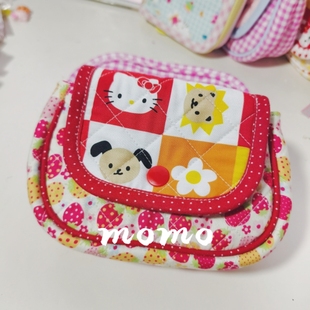 momo手作kitty迷你马鞍包玛丽猫化妆包月事包杂物包