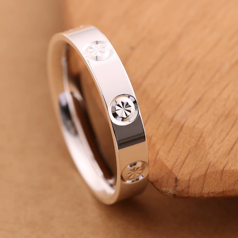 免费刻字999纯银戒指男款闭口星星闪亮简约时尚潮轻奢高级感礼物