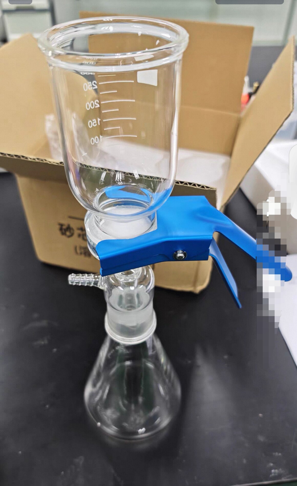 玻璃砂芯过滤抽滤装置溶剂过滤器微孔滤膜真空抽滤瓶2000ml全套图片