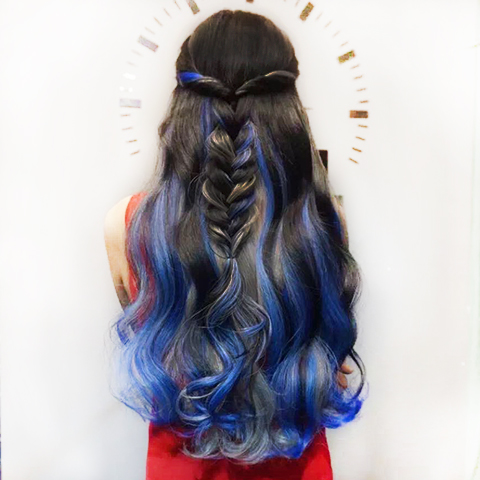 全真发8D彩色接发挑染接发束扣接