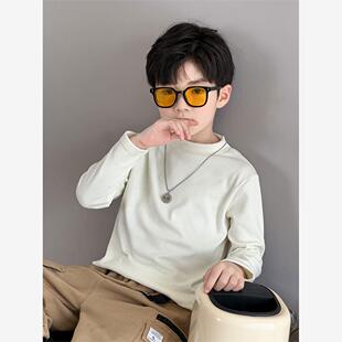 男女童打底衫半高领加厚羊绒儿童中领中大童秋冬季新款洋气内搭