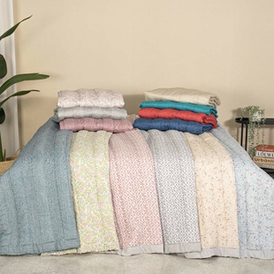 韩国进口单人夏凉被空调被铺盖两用一体被 机洗 福利款