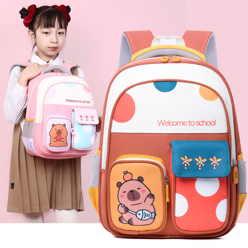 幼儿园新款儿童书包男女童可爱卡通动漫双肩包3-6岁小孩背包