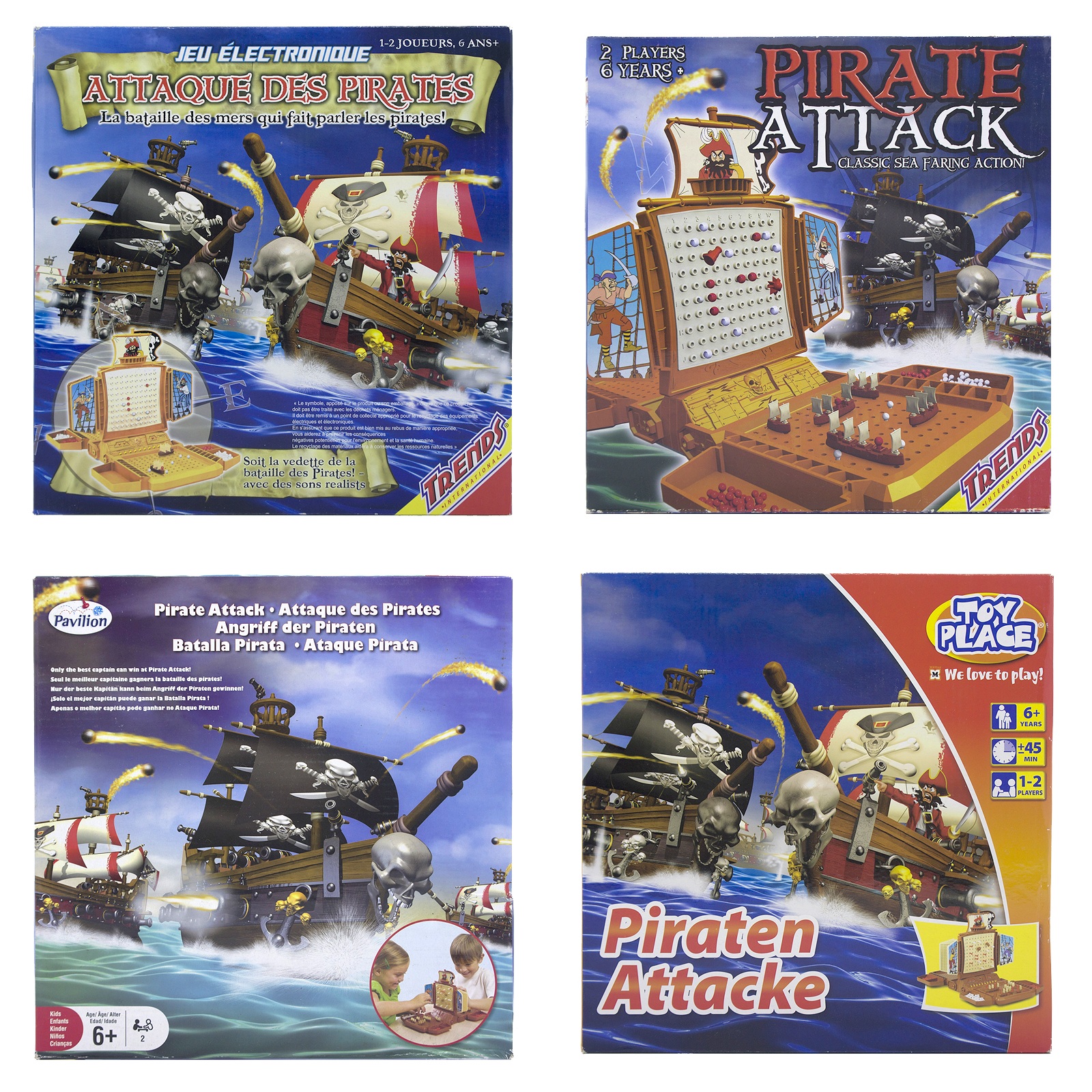 PirateAttack海战棋桌游戏玩具