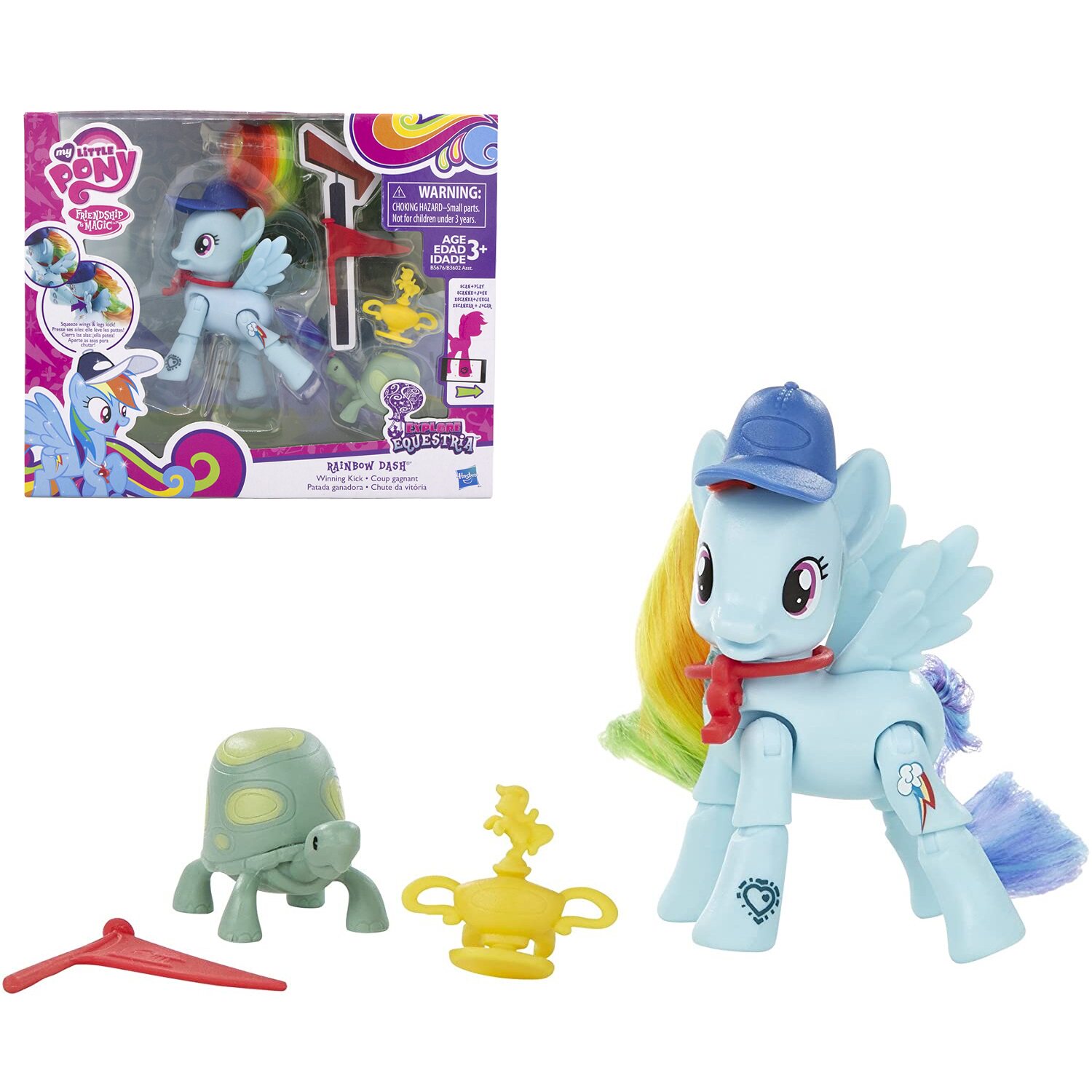 my little pony翅膀关节可动小马宝莉手机游戏玩偶rainbow云宝