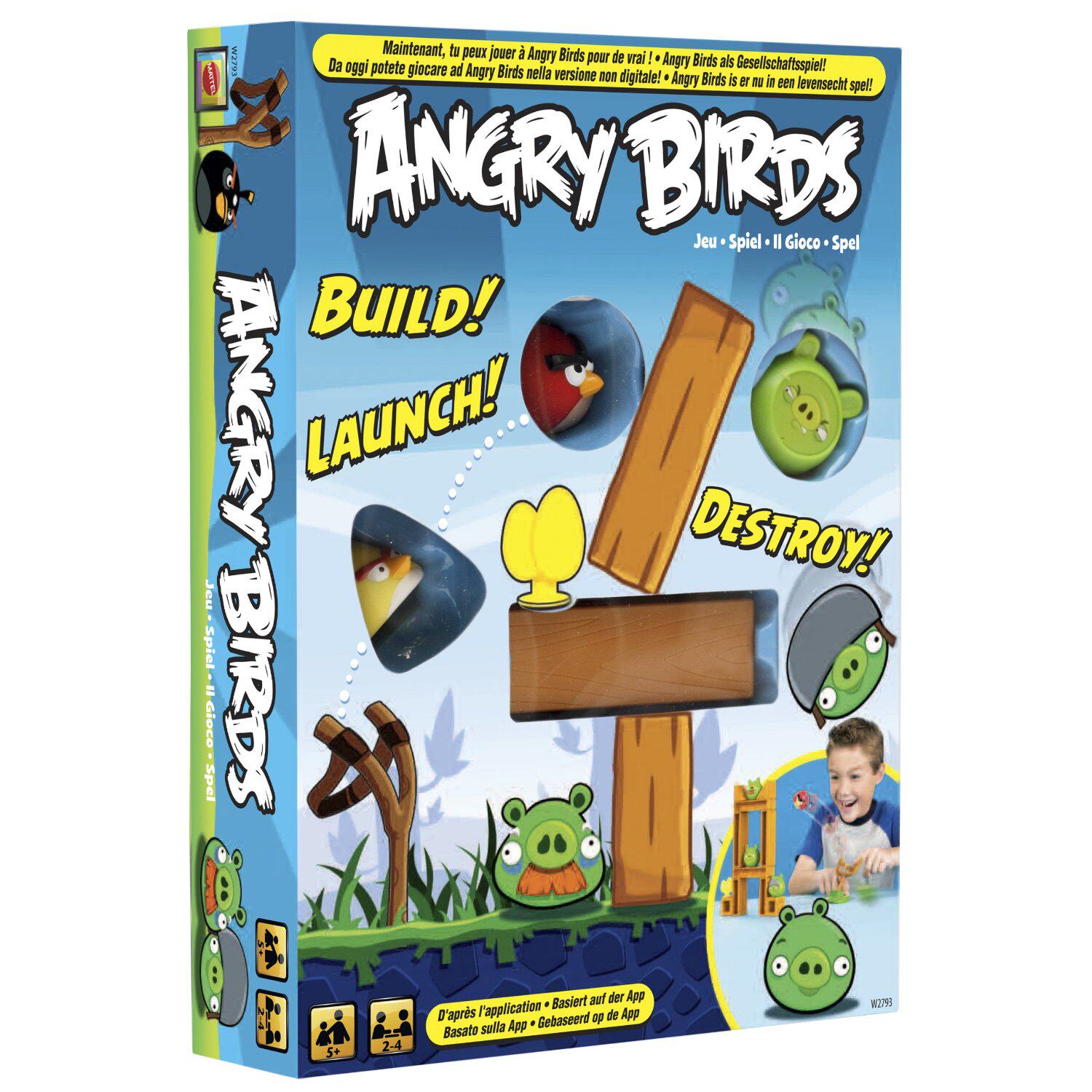 angry birds愤怒的小鸟桌面休闲游戏弹射撞木家庭多人互动桌游