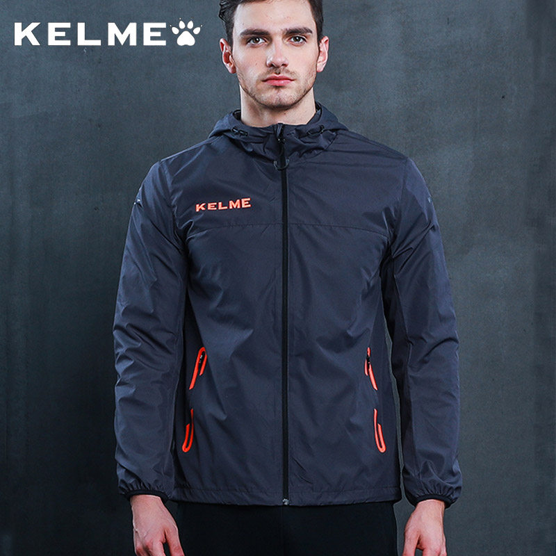 KELME卡尔美秋冬训练防风衣足球运动跑步成人防雨风雨衣3871310在类目 运动服/休闲服装, 运动风衣中 - 来自Buy2taobao.com提供专业的淘宝代购服务