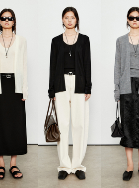 MRS Studios 德国扬子極细羊毛裸感亲肤 ROW风轻薄针织背心/开衫