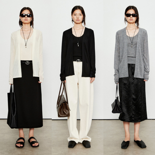 开衫 MRS ROW风轻薄针织背心 德国扬子極细羊毛裸感亲肤 Studios