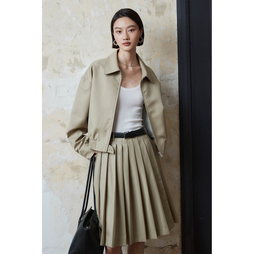 MRS经典miu风夹克半裙套装