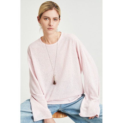 MRS Studios 轻薄亚麻棉透气舒适朦胧透感防晒空气感针织长袖罩衫