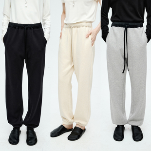 舒适休闲运动松弛感腰头抽绳加绒卫裤 小众设计醋酸 Studios MRS