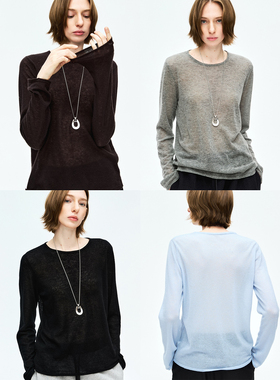 MRS Studios 空气感内搭 软糯羊绒羊毛 超细轻薄软糯针织罩衫