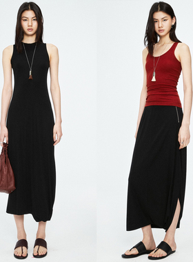 MRS Studios 立裁2ways穿法打扭下摆设计无袖背心连衣裙裤/半裙裤